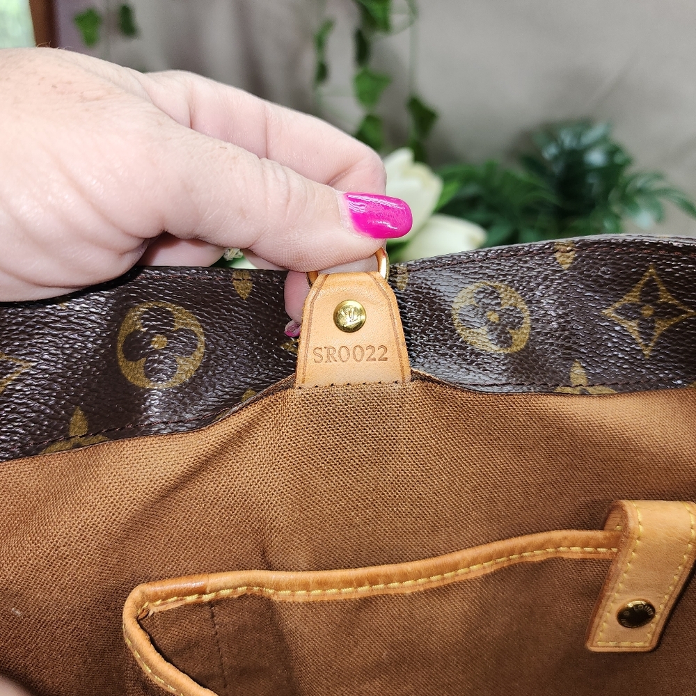 Louis Vuitton Brown Monogram Tote - Picture 15 of 16